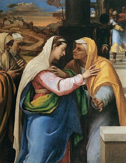 Sebastiano del Piombo Visitation Norge oil painting art